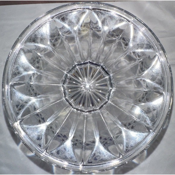 Cristal D'arques Crystal LONGCHAMP Large Footed Centerpiece Bowl - Picture 5 of 7